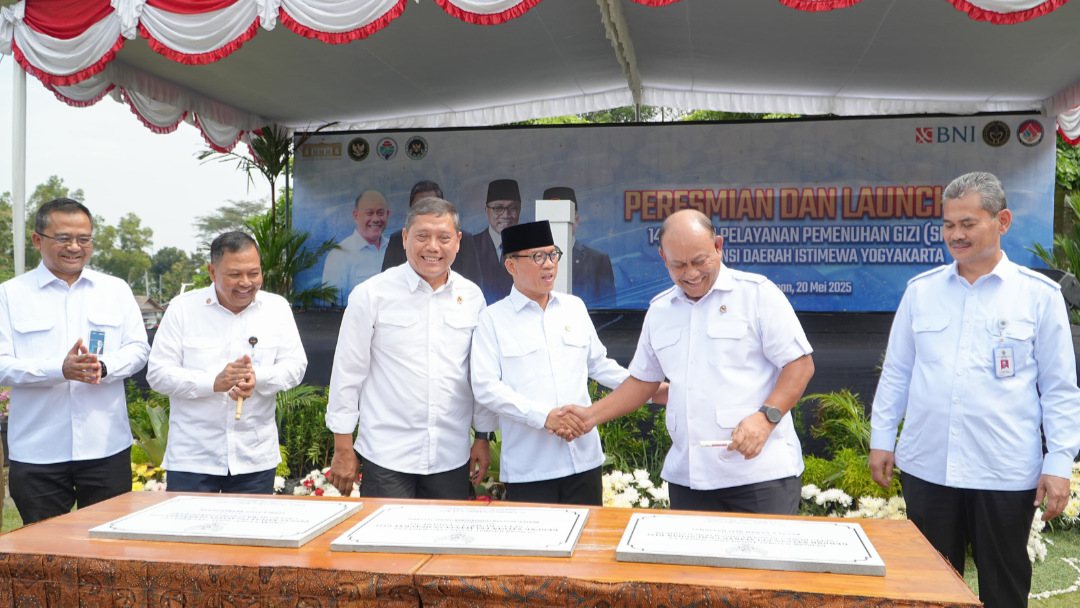 BGN Batu Bara Bersama Kemendes PDT Launching 14 SPPG Di Provinsi Daerah Istimewa Yogyakarta