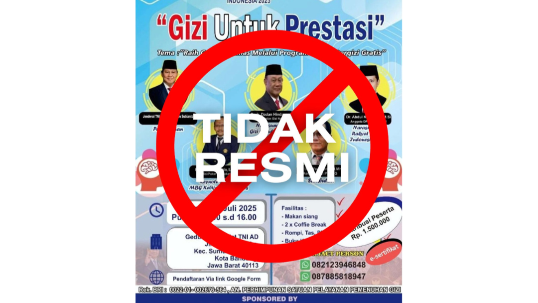 BGN Batu Bara Tegaskan Kegiatan Deklarasi dan Seminar PSPPG di Bandung Bukan Kegiatan Resmi